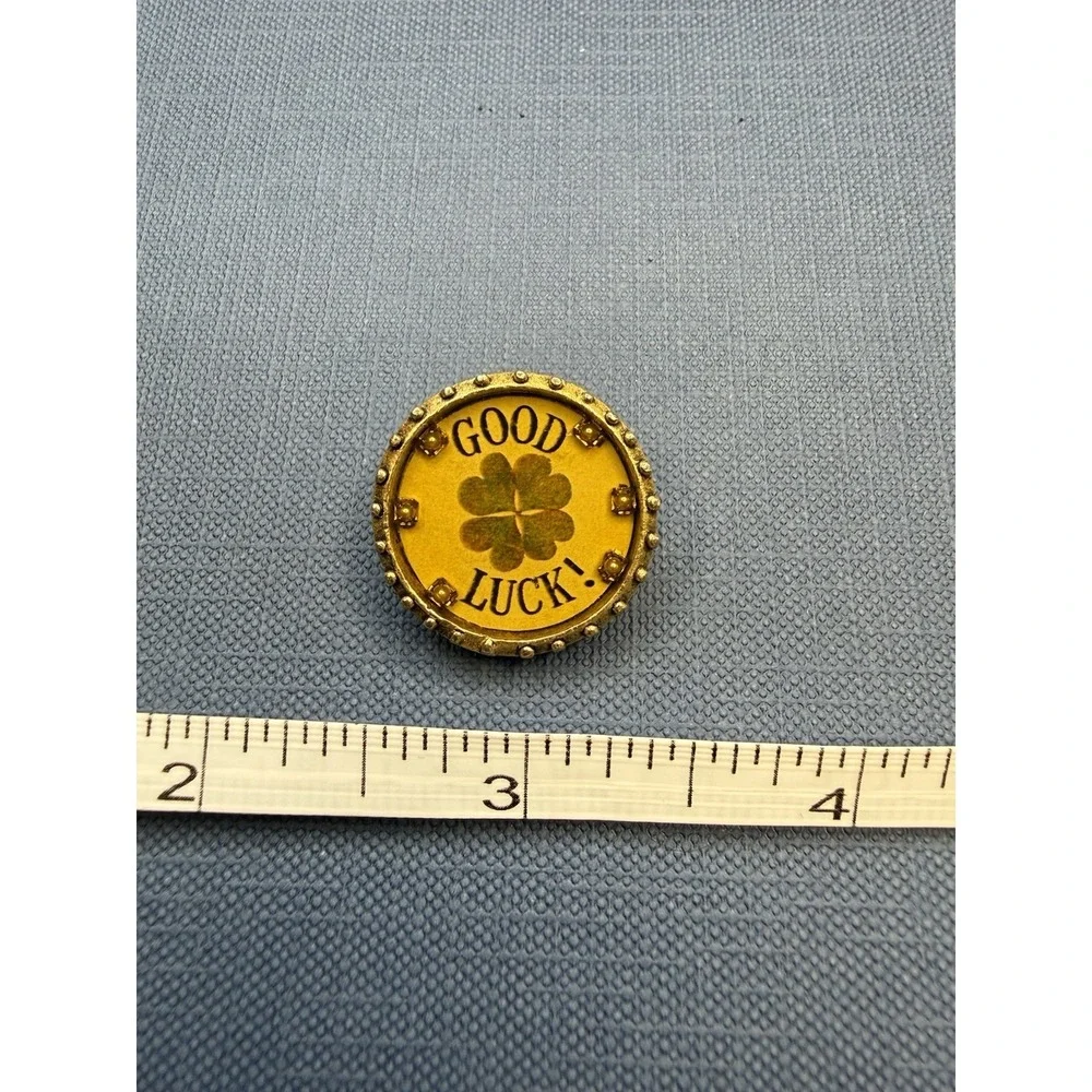maximal art lucky clover pin